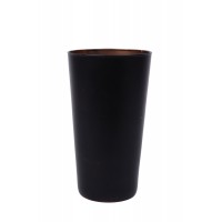 Vaso de Vidro Preto Vaso de Vidro Preto